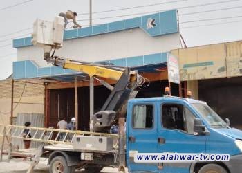 ذي قار: ازالة اكثر من 900 حالة تجاوز على الشبكة الوطنية خلال اسبوع واحد